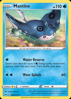 Sword & Shield Mantine #52 card