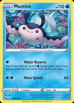 SWSH Black Star Promos Mantine #SWSH026 card