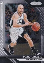 2018-19 Panini Prizm Base Set Manu Ginobili #281 card