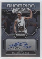 2022-23 Panini Prizm Champion Signatures Manu Ginobili #CHS-MGI card