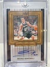 2023-24 Panini Court Kings Legacy Portrait Signatures Manu Ginobili #LP-MGS card