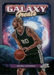 2023-24 Topps Chrome Cosmic Galaxy Greats Manu Ginobili #GG-33 card