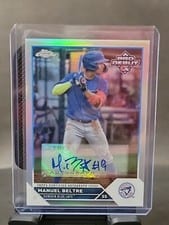 2023 Topps Pro Debut Chrome Autographs Refractor Manuel Beltre #PDC-183 card