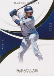 2018 Panini Immaculate Collection Base Set Manuel Margot #131 card