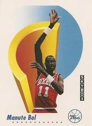 1991-92 SkyBox Base Set Manute Bol #212 card