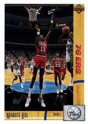 1991-92 Upper Deck Base Set Manute Bol #178 card