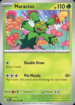 Paldean Fates Maractus #3 card