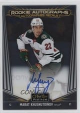 2024-25 O-Pee-Chee Platinum Rookie Autographs Marat Khusnutdinov #R-MK card
