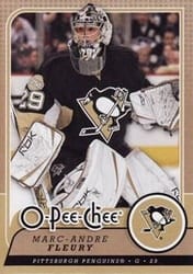 2008-09 O-Pee-Chee Base Set Marc-Andre Fleury #416 card