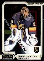 2018-19 O-Pee-Chee Platinum Base Set Marc-Andre Fleury #120 card