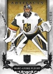 2018-19 Upper Deck Artifacts Base Set Marc-Andre Fleury #107 card