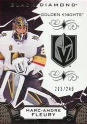 2018-19 Upper Deck Black Diamond Base Set Marc-Andre Fleury #BDB-MF card