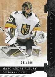 2019-20 Upper Deck Artifacts Base Set Marc-Andre Fleury #107 card