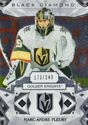 2019-20 Upper Deck Black Diamond Base Set Marc-Andre Fleury #BDB-MF card