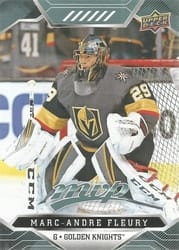 2019-20 Upper Deck MVP Base Set Marc-Andre Fleury #205 card