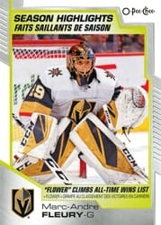 2020-21 O-Pee-Chee Base Set Marc-Andre Fleury #596 card