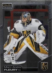 2020-21 O-Pee-Chee Platinum Base Set Marc-Andre Fleury #124 card