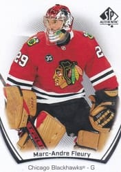 2021-22 SP Authentic Base Set Marc-Andre Fleury #23 card