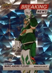 2024-25 Upper Deck Breaking News Marc-Andre Fleury #BN-22 card