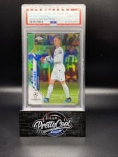 2019 Topps Chrome UEFA Champions League Marc Andre ter Stegen Green Refractor #58 card