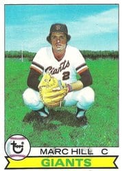 1979 Topps Base Set Marc Hill #11 card