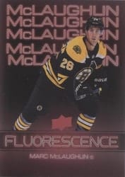 2022-23 Upper Deck Flourescence Gold Parallel Marc McLaughlin #F-2 card