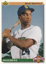 1992 Upper Deck Base Set Marc Newfield #64 card