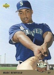 1993 Upper Deck Base Set Marc Newfield #434 card