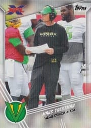 2020 Topps XFL Base Set Marc Trestman #44 card