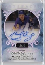 2023-24 Upper Deck Artifacts Award Winners Autographs Marcel Dionne #AWA-MD card