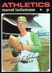 1971 Topps Base Set Marcel Lachemann #84 card