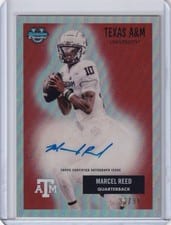 2025 Bowman University Chrome 1955 Bowman Football Autographs Marcel Reed #55AV-MR card