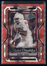 2025 Panini Prizm Draft Picks Student Orientation Marcel Reed #4 card