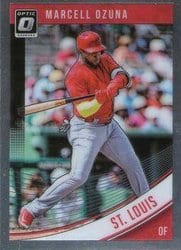 2018 Donruss Optic Base Set Marcell Ozuna #103 card