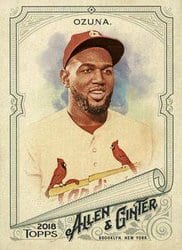 2018 Topps Allen & Ginter Base Set Marcell Ozuna #235 card