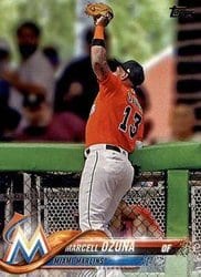 2018 Topps Base Set Marcell Ozuna #132 card