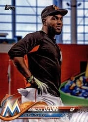 2018 Topps Base Set Marcell Ozuna #132 card