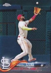 2018 Topps Chrome Update Base Set Marcell Ozuna #HMT46 card