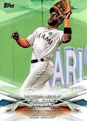 2018 Topps MLB Awards Marcell Ozuna #MLBA-25 card