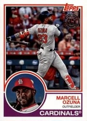 2018 Topps Update 1983 Topps Marcell Ozuna #83-10 card