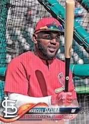 2018 Topps Update Base Set Marcell Ozuna #US73b card