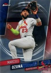 2019 Finest Base Set Marcell Ozuna #103 card
