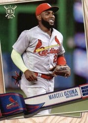 2019 Topps Big League Base Set Marcell Ozuna #112 card