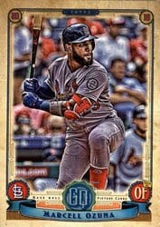 2019 Topps Gypsy Queen Base Set Marcell Ozuna #84 card