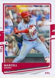 2020 Donruss Base Set Marcell Ozuna #134 card