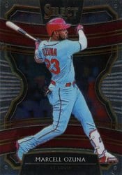 2020 Panini Select Base Set Marcell Ozuna #43 card