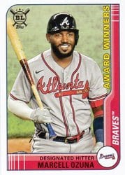 2021 Topps Big League Base Set Marcell Ozuna #280 card