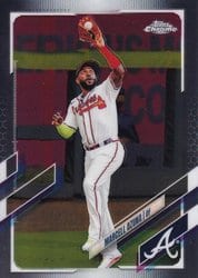 2021 Topps Chrome Base Set Marcell Ozuna #202 card