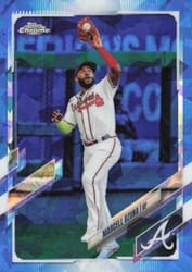 2021 Topps Chrome Sapphire Edition Base Set Marcell Ozuna #472 card
