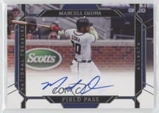 2022 Panini National Treasures Field Pass Signatures Marcell Ozuna #FP-MO card